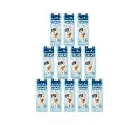 Cooks Professional Naturli Dairy-Free Vegan Ice Cream Mix | Soft Serve Creamy Vanilla Taste Icecream Mixture for Home or Commercial Use | Plant-Based Ingredients | 3 x 1L