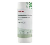 Biodegradable Bin Bags 45-48L - Pack Size: 25 Cooks Professional White One Size