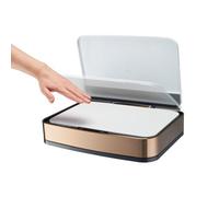 Cooks Professional Replacement Sensor Lid for 75L Recycling Bin | LID ONLY | Battery Powered | White/Copper