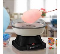 Cooks Professional Retro Candy Floss Maker Machine with Sticks & Splash Guard in Black Cooks Professional Black