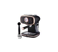 Cooks Professional Retro Espresso Machine | Black/Copper