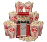 Cooks Professional Retro Popcorn Maker Machine - Red, Red
