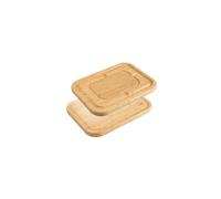 Cooks Professional Reversible Bamboo Carving and Chopping Board with Juice Groove, Smooth & Textured Spiked Side | Dual-Sided Antibacterial Non-Porous Wooden Cutting Boards or Serving Tray | 44 x 33cm