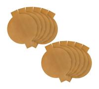 Cooks Professional Set Of 12 Non-Stick Pizza Oven Stone Liners With Handles - Reusable Baking Sheets For Pizza Machines & Ovens