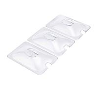 Cooks Professional Set of 3 Clear Lids for 3 Section Buffet Warmer | 21.7cm x 14.1cm