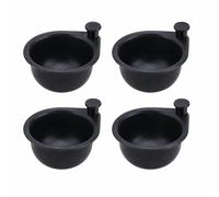Cooks Professional Set of 4 Spare Egg Cups | Stylish Black Non-Stick Egg Poaching Inserts for Egg Poacher Pan | 4 Pack