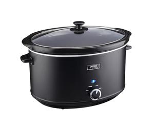 Cooks Professional Slow Cooker | Slow Cookers with Glass Lid & 2 Heat Settings | Including Keep Warm Function | One Pot Cooker for Large Family | 8 Litres