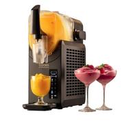 Cooks Professional Slushy Maker | 2.5L Slushie Machine with 5 Presets, Timer, Self-Cleaning & 12hr Cooling Function | Perfect for Slush, Milkshake, Frappé, Frozen Drinks or Cocktails | 220W | Black