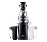 Cooks Professional Slow Masticating Juicer | Powerful 400W Cold Press Fruit Veg Juice Extractor with Wide Chute, 1000ml Jug & 900ml Pulp Container | Nutrient Packed | High Yield | Quiet Motor | Black