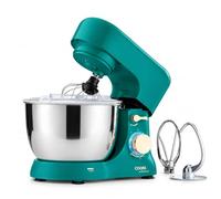 Cooks Professional Stand Mixer 1000W with 8 Speeds & 4.5L Mixing Bowl | Pulse Function, Splash Guard, Whisk, Beater & Dough Hook, Electric Kitchen Mixer for Cakes, Bread, Baking | Teal