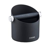 Cooks Professional Steel Espresso Knock Box - Coffee Grounds Bin - Black