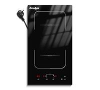 Cooksir Induction hob 2 burners, autonomous double induction hob, touch control with sensor, flexible grill area, 220 V~240 V, 3500 W, with plug.
