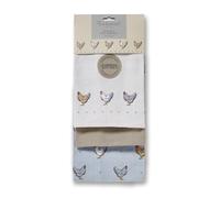 Cooksmart Set of 3 Tea Towels, Modern Design