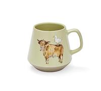 Cooksmart Angus Ceramic Coffee Mug for Home, Office and Hot Drinks | British Designed, Ceramic Stoneware, Large Capacity, Comfortable Handle, Tea Time, Coffee Use, Durable Finish