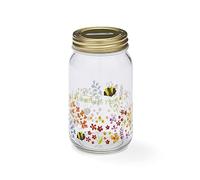 Cooksmart British Designed Money Jar | Money Box For Saving Cash or Coins | Piggy Bank For Adults & Family - Bee Happy