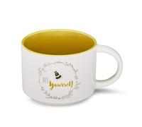 Cooksmart Bee Yourself Ceramic Stacking Mug for Tea & Coffee