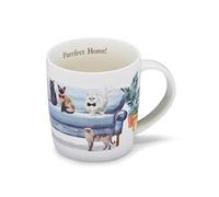 Cooksmart British Designed Barrel Coffee Mug | Ceramic Coffee Mugs For Home or Work | Large Mugs For Hot Drinks | Tea And Coffee Cups - Purfect Home