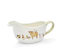 Cooksmart British Designed Ceramic Gravy Boat | Gravy Jug to Match All Kitchen Designs | Gravy Jug Perfect for Family Dinners & Sunday Roast - Buttercup Farm