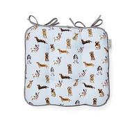 Cooksmart British Designed Chair Cushions | Chair Pads For Dining Chairs | Seat Cushions Great For Adding Extra Padding - Curious Dogs