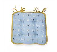 Cooksmart British Designed Chair Cushions | Chair Pads For Dining Chairs | Seat Cushions Great For Adding Extra Padding - English Meadows