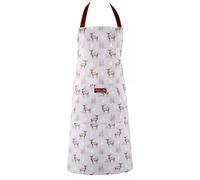 Cooksmart British Designed Christmas Apron | Aprons For Women & Men | Christmas Cooking Apron For All Types Of Kitchens | Apron For Women & Men - Christmas Stag (Cotton)