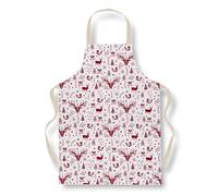 Cooksmart British Designed Christmas Apron | Aprons For Women & Men | Christmas Cooking Apron For All Types Of Kitchens | Apron For Women & Men - A Nordic Christmas (PVC)