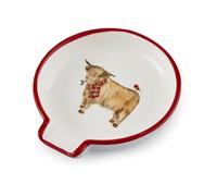Cooksmart British Designed Christmas Spoon Rest | Spoon Rests for All Type of Spoons | Kitchen Spoon Rest for All Types of Kitchens - Christmas On The Farm