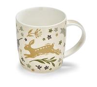 Cooksmart British Designed Coffee Mug | Ceramic Coffee Mugs for Home or Work | Large Mugs for Hot Drinks | Tea and Coffee Cups - Woodland