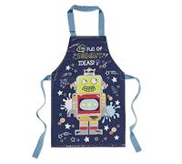 Cooksmart Kids British Designed Kids Apron | Kids Aprons For Cooking, Arts & Crafts or Other Hobbies | Childrens Aprons For Baking, Cooking, Cleaning or Arts & Crafts - Robot