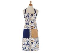 Cooksmart British Designed Kitchen Aprons For Women | 100% Cotton Kitchen Apron With Pockets | Modern Designed Cooking Aprons For Women Types Of Kitchens