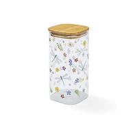 Cooksmart British Designed Large Glass Storage Jars | Glass Storage Jars For Kitchen With Modern Designs | Spaghetti Storage Jar or Pasta Containers - English Meadows