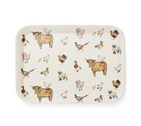 Cooksmart British Designed Large Serving Tray | Dinner Tray For Multiple Uses Around The Home (Buttercup Farm - L)