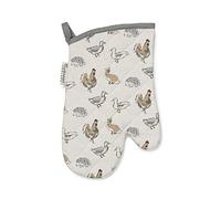 Cooksmart British Designed Oven Gloves | Modern Design Gauntlet Oven Gloves Heat Resistant | Oven Mitt or Baking Gloves Perfect For Modern Kitchens