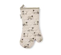 Cooksmart British Designed Oven Gloves | Modern Design Gauntlet Oven Gloves Heat Resistant | Oven Mitt or Baking Gloves Perfect For Modern Kitchens - Highland Sheep