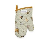 Cooksmart British Designed Oven Gloves | Modern Design Gauntlet Oven Gloves Heat Resistant | Oven Mitt or Baking Gloves Perfect For Modern Kitchens