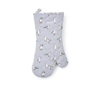 Cooksmart British Designed Oven Gloves | Modern Design Gauntlet Oven Gloves Heat Resistant | Oven Mitt or Baking Gloves Perfect For Modern Kitchens - Coastal Birds