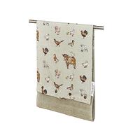 Cooksmart British Designed Roller Towel | Roller Towel for Bathroom or Kitchen | Roller Towels Buttercup Farm