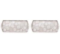 Cooksmart British Designed Small Serving Tray | Dinner Tray For Multiple Uses Around The Home | Trays For Food Serving Or Drinks Serving (Homestead - S) (Pack of 2)