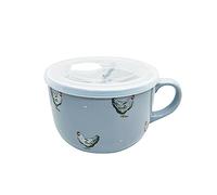 Cooksmart British Designed Soup Mug | Soup containers Perfect for On The Go | Microwavable Soup Bowls with Handles & Lid - Farmers Kitchen