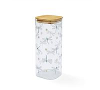 Cooksmart British Designed X-Large Glass Storage Jars | Glass Storage Jars For Kitchen With Modern Designs | Spaghetti Storage Jar or Pasta Containers - English Meadows