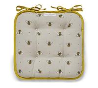 Cooksmart British Designed Chair Cushions | Chair Pads For Dining Chairs | Seat Cushions Great For Adding Extra Padding - Bumble Bees