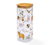 Cooksmart British Designed X-Large Glass Storage Jars | Glass Storage Jars For Kitchen With Modern Designs | Spaghetti Storage Jar or Pasta Containers - Buttercup Farm