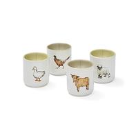 Cooksmart Buttercup Farm Pack of 4 Ceramic Stackable Egg Cups