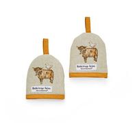 Cooksmart Buttercup Farm Set Of 2 Organic Cotton Egg Cosies
