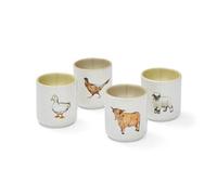 Cooksmart Buttercup Farm Set Of 4 Stackable Egg Cups