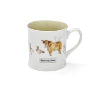 Cooksmart British Designed Tankard Coffee Mug | Ceramic Coffee Mugs for Home or Work | Large Mugs for Hot Drinks | Tea and Coffee Cups - Buttercup Farm