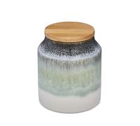 Cooksmart Ceramic Coffee Storage Canister with Airtight Lid | British Designed, Tea & Sugar Storage, Durable Stoneware, Kitchen Counter, Refillable Container, Food Safe, Everyday Use