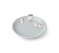 Cooksmart Coastal Birds Ceramic Tea Bag Tidy Dish For Tea Bags