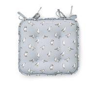 Cooksmart Coastal Birds Chair Cushions for Dining Chairs