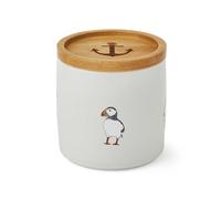 Cooksmart Coastal Birds Stoneware Airtight Storage Jars With Lids